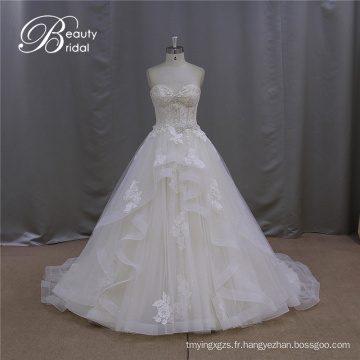 Champagne Aline robe de mariée de Guangzhou